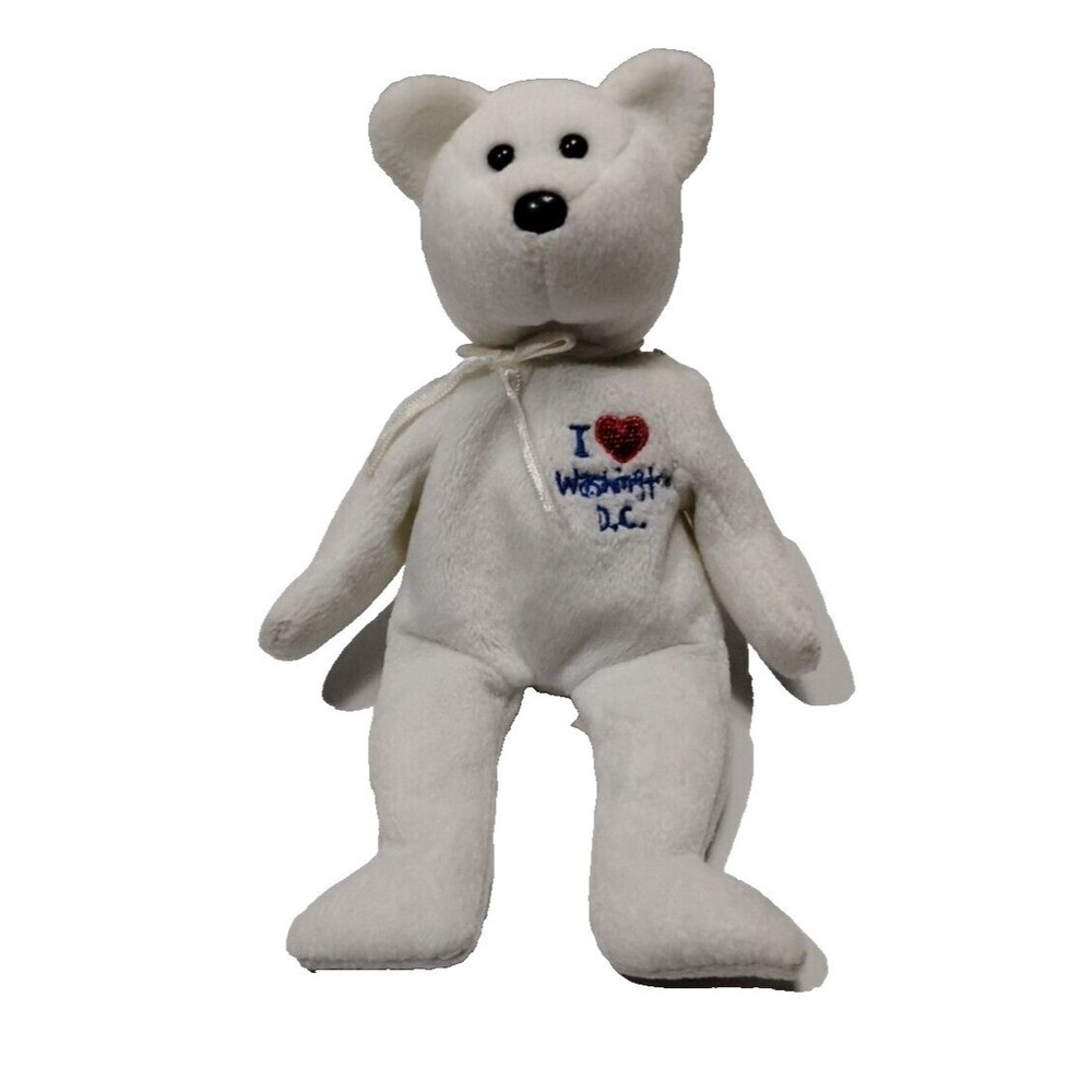 Ty Beanie Baby Washington D.C. Bear DOB December 1, 2003 MWMT